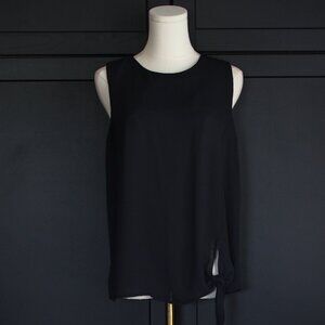 Dex | Black Sleeveless Blouse